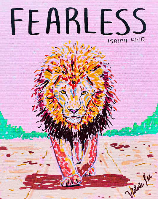 "Fearless" (9x7 in)